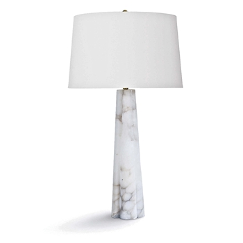 Quatrefoil Alabaster Table Lamp