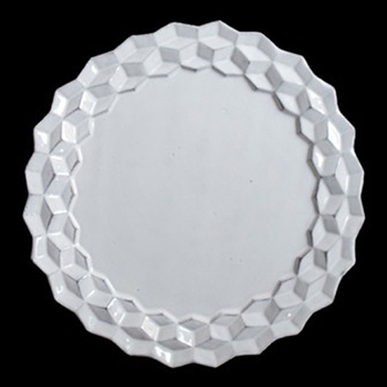 Cube Dinner Plate 10.5in