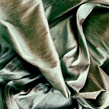 Verde Dupioni Silk