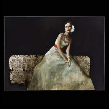 Lady On Bed II 60W/44H