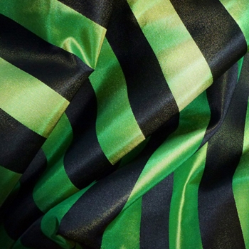 58. Peridot Silk Stripe Satin