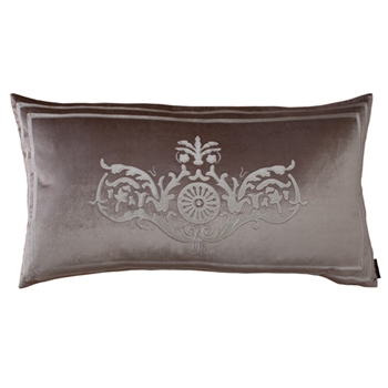 Paris Velvet Taupe Cushion 36W/20H