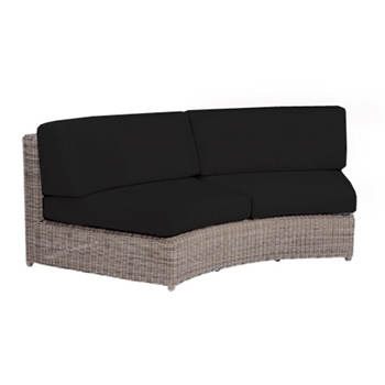 Sag Cube Sofa Curved Blk 88W/44.5D/29H