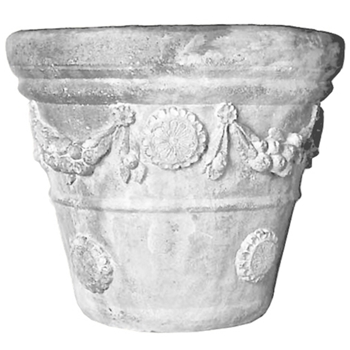 Planter Boboli 24W/20H Oyster