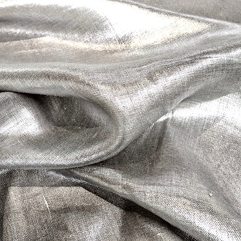 26. Silver Linen Metallic Silverglam