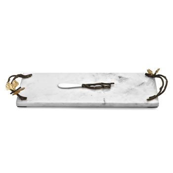 Aram Butterfly Gingko Board W Knife 16L/6D Wht