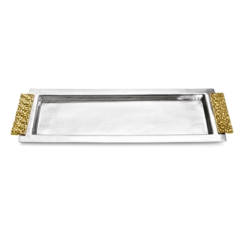 Aram Palm Gold Vanity Tray