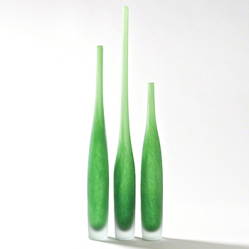 *Vase - Spire Bottle Emerald SMALL 2X16