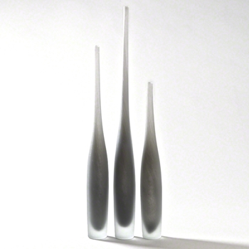 *Vase - Spire Bottle Steel SMALL 2X16