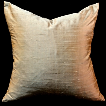 Silk Dupioni Cushion Honey 18SQ