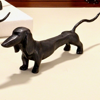 Figure - Dachshund Bronze 14L/2W/4H