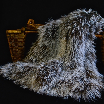 Tibet Mongolian Fur Sable Throw 47W/22D