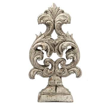 Finial - Crest Oyster B  7x4x14H