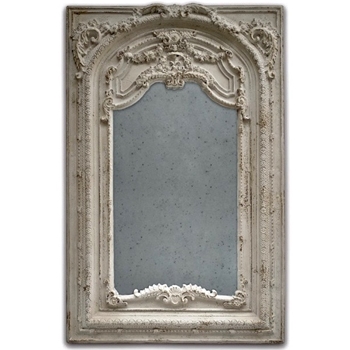 50W/72H Mirror Orleans Vintage White