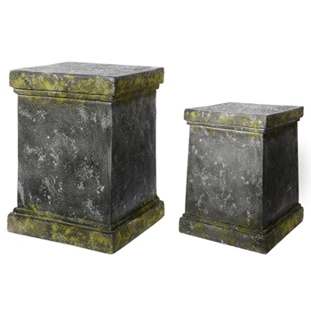 *Pedestal Plinth Patina 2 Sizes 17x24, 14x19in