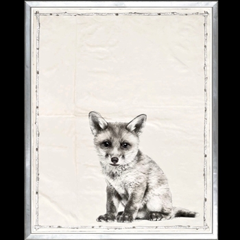 *17W/21H Framed Print Le Petit Fox