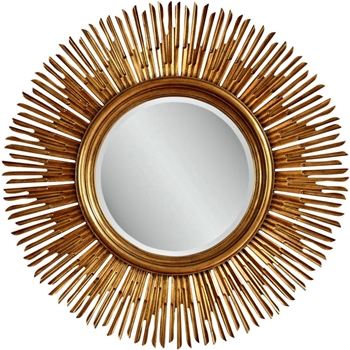 48W/48H Mirror - Soleil Gold Leaf