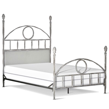 Bed - Willow Silver Leaf Queen  62W/86D/64H