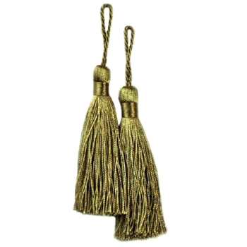 Key-Tassel Elegance Pair 3.5IN Kiwi