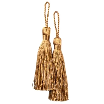 Key-Tassel Elegance Pair 3.5IN Gold