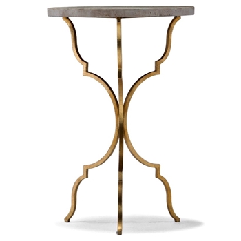 Accent Table - Martini Gold 18W/26H