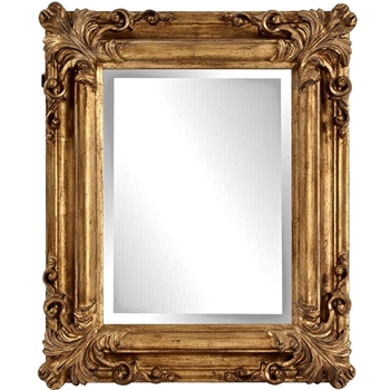 *20W/23H Mirror - Edwin Gild Carved Wood 2in Depth