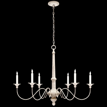 *Chandelier - Country - Belgian White  37W/27H Studio by Visual Comfort