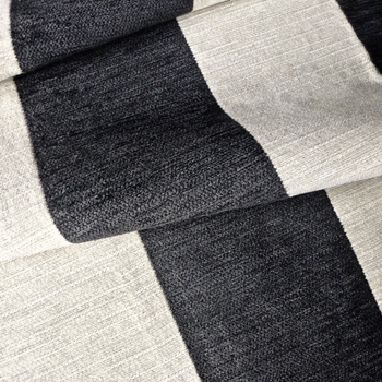 *Chenille Stripe - Carnival Patina Ivory 5in, 54in, 43% Rayon, 38% Cotton, 19% Polyester. Up the roll stripe.
