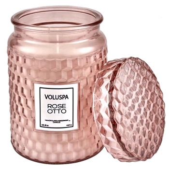 Voluspa - Roses Otto Candle Lidded Jar 100HR 18OZ