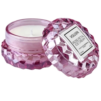 Voluspa - Roses Petal Ice Cream Macaron Candle 3x2 15HR