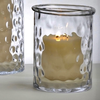 *Vase - Honeycomb Clear MEDIUM 10W/12H