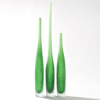 *Vase - Spire Bottle Emerald TALL 2X26