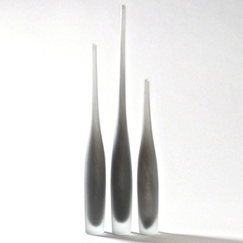*Vase - Spire Bottle Steel MEDIUM 2X20