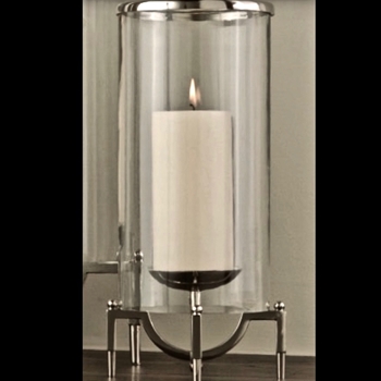 *Candle Hurricane - Elevated Nickel LARGE 12W/22H