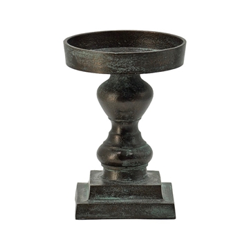 Candlestand - Balustra Bronze Pillar SHORT 6W/7H