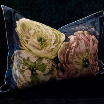 Designers Guild Le Poeme Fleurs Midnight Sham QUEEN 30W/20H