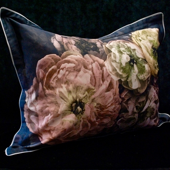 Designers Guild Le Poeme Fleurs Midnight Sham STANDARD 26W/20H