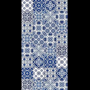 Adama - Morning Azure 47x24 Vinyl Carpet