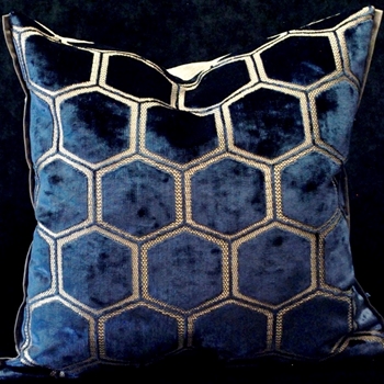 Designers Guild Cushion - Manipur Midnight 17SQ