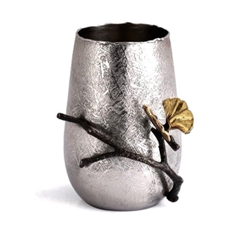 Aram Butterfly Ginkgo Vanity Tumbler 5x3x5H