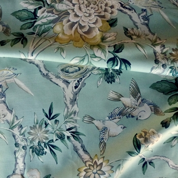 *Print - Mudan Celadon Julep - 100% Cotton, 54in, Repeat 13.5H x 27V, 15K DR