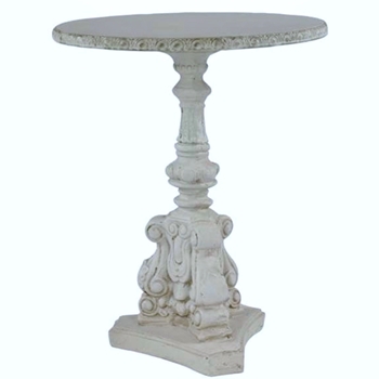 *Accent Table - Antoinette 22W/27H White Washed