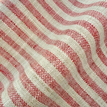 Stripe - Swift Coral - 100% Polyester,  54in, Vertical Stripe, 7/8in Repeat, 51KDR