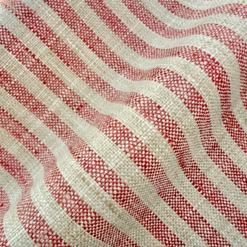 *Stripe - Swift Coral - 100% Polyester,  54in, Vertical Stripe, 7/8in Repeat, 51KDR