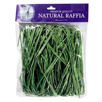 Raffia Tie - Basil Green 2oz PKG