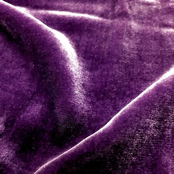 *Silk Velvet - Iridescent Grape Black Aubergine - 45IN, 18% Silk, 82% Rayon, Delicate Wash