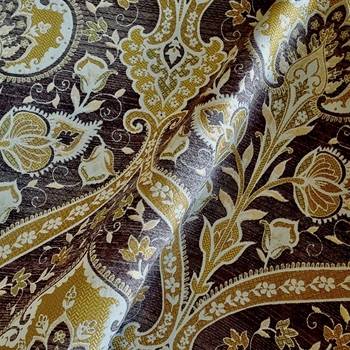 *Jacquard - Arendell Graphite Lemonic - 54in, ​ 50% Polyester, 50% Rayon