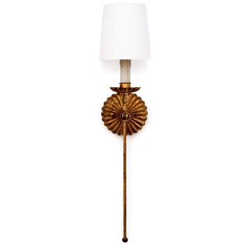 Sconce -  Clove Single  Gold 6W/26H
