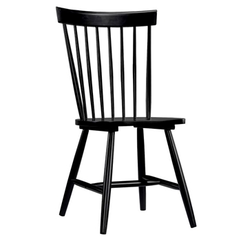 *Dining Chair Armless - Midland Spindle Black 20W/20D/36H