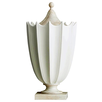 *Urn - Crenulated Oyster Tall 8W/15H - Please call for pricing.